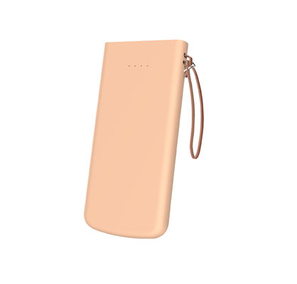 Kolorowa gumowa powłoka Przenośny podwójny powerbank USB 138 mm