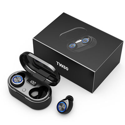 Dźwięk stereo HiFi TWS TW80 V4.2 Małe słuchawki Bluetooth do celu