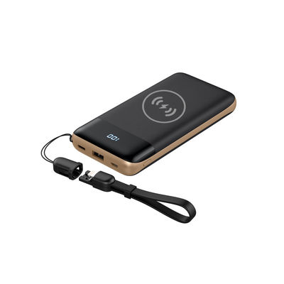 Podwójne wyjścia Bezprzewodowy powerbank 255g 138mm