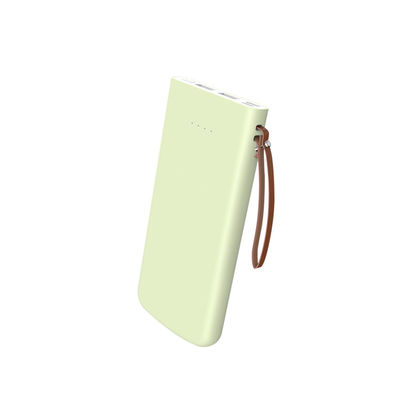 Kolorowa gumowa powłoka Przenośny podwójny powerbank USB 138 mm