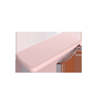 Kolorowa gumowa powłoka Przenośny podwójny powerbank USB 138 mm