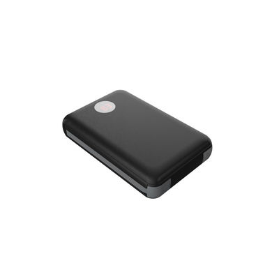 Mini 10000 mAh 22,3 mm wbudowany powerbank na kabel