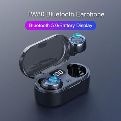 TW80 Bezprzewodowe słuchawki Bluetooth 5.0 TWS Mini HiFi z mikrofonem