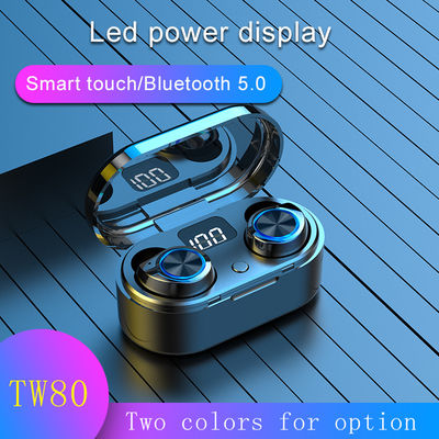 Sterowanie dotykowe TW80 Mini Bezprzewodowe słuchawki Bluetooth z mikrofonem