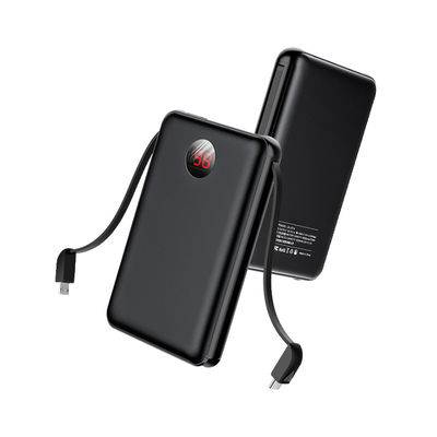 Wyświetlacz LCD Wbudowany kabel Power Bank 10000 mAh dla Androida