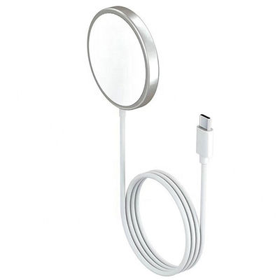 Przenośna ładowarka bezprzewodowa 3A 15W Szybka podkładka ładująca z kablem USB C.