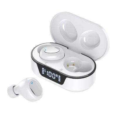 Sportowe TWS Małe bezprzewodowe słuchawki douszne Bluetooth Wyświetlacz LED Inpods Słuchawki